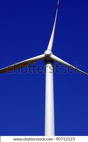 turbine blades in wind farm, Poland