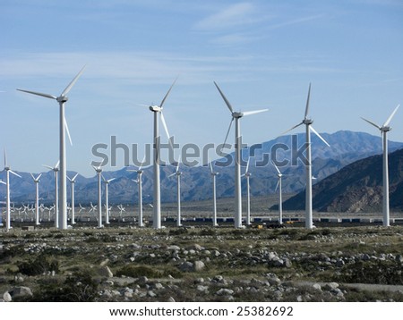 Wind Electric Power Station, Palm Spring, California