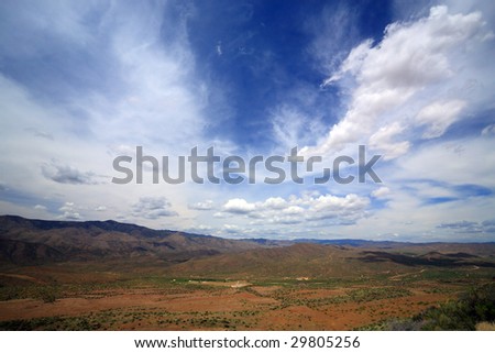 Arizona Mountain Desert North of City of Phoenix Valley