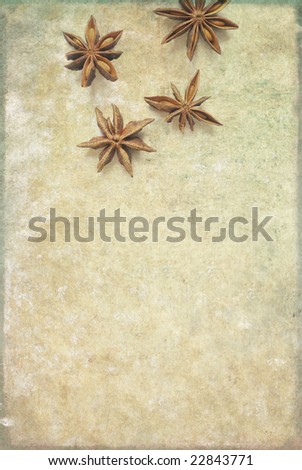 lovely background image with anise stars
