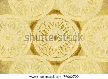 earthy background image with ancient symbols
