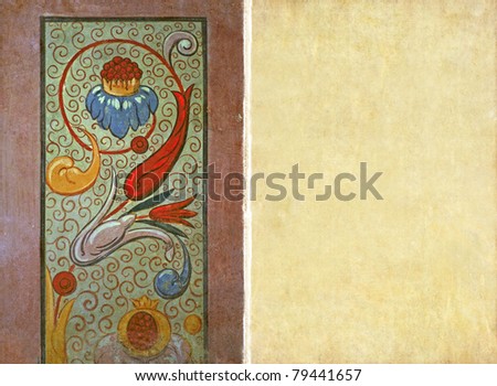 earthy background image with ancient symbols