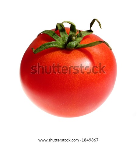 tomato isolated white background