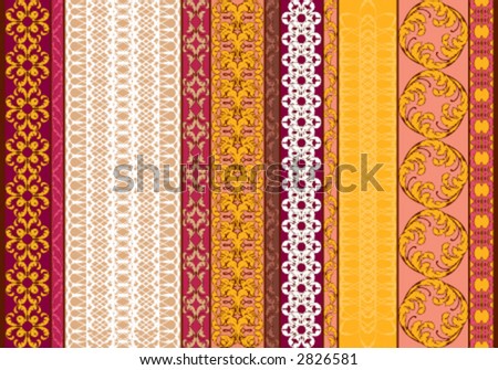 Seamless Wallpaper Floral borders wallpaper. Seamless Wallpaper Floral