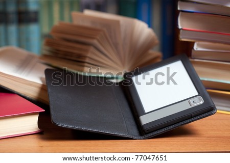 E-book and old books. New technologies in book publishing