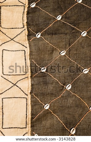 African textile material hessian, design elements, vintage craft, background,