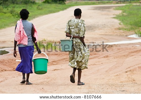In many African villages, water is a luxury, and everyday people walk few kilometers to get it.