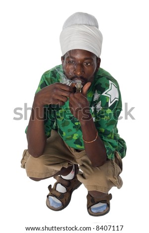 smoking weed pipe. man smoking marijuana from