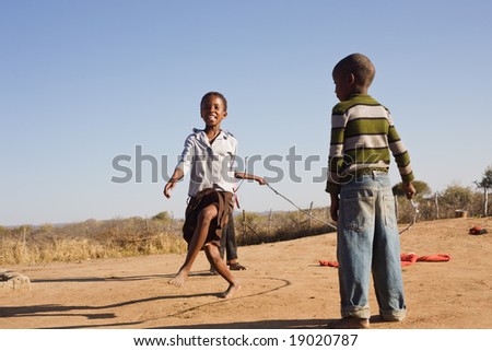 children jump rope