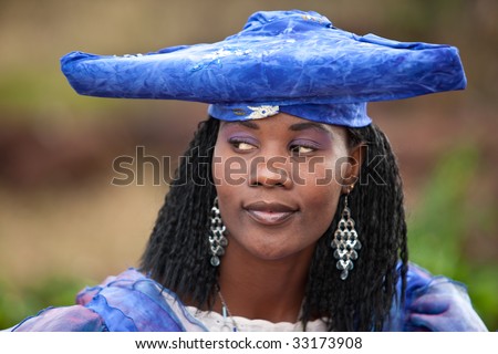 Logo Design Jewellery on Herero African Girl With Traditional Clothing  Hairstyle And Jewelry
