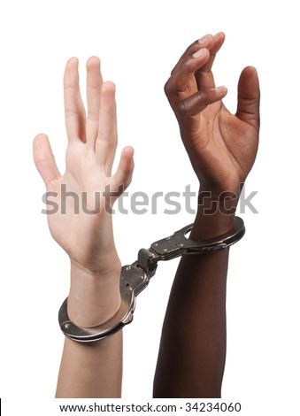 Black Person Handcuffed