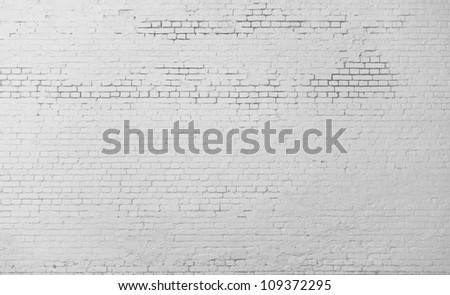 High resolution white brick wall