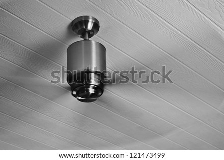 Tropical climate shot of ceiling fan in motion a common fixture in households with hot climates. Generic capture taken in India