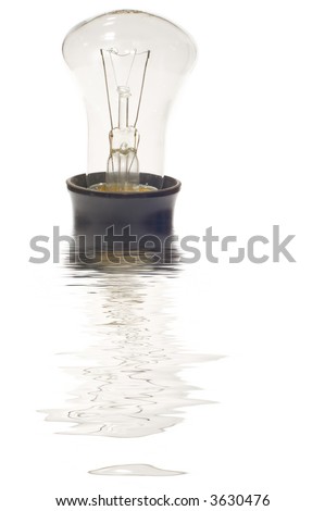 series object on white tool lamp and socket