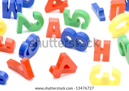 number and letter