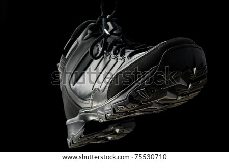 object on black - Men sports winter boots
