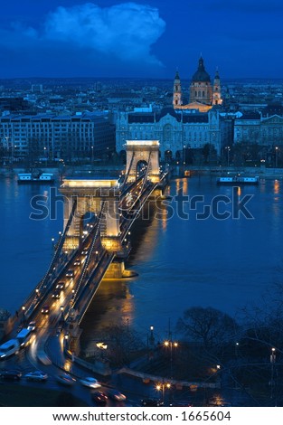 Budapest, the capital of Hungary is one of the nicest cities. It lies on both sides of the river Danube. The old Chain Bridge is one of the most remarkable landmarks of the city.