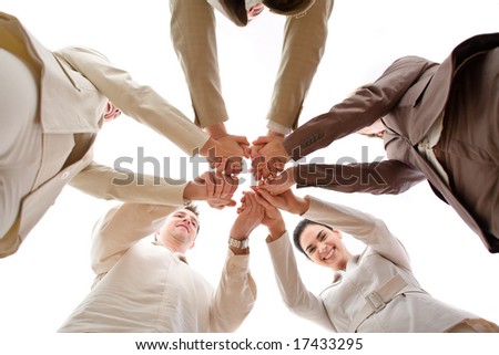 people holding hands in circle. circle and holding hands,