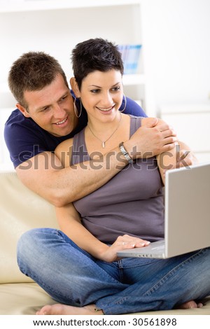 Man Woman Computer