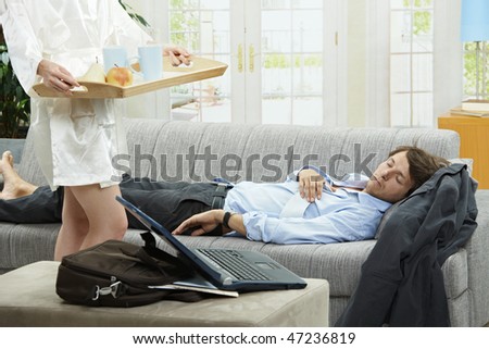 Wife sleeping on sofa apologise Speaking, you Wife sleeping on sofa opinion you