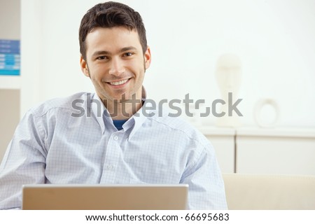 Happy Computer Person