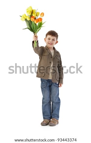 2000ம் பதிவுகள் கடந்த ராம் அவர்களை வாழ்த்துவோம் வாருங்கள் Stock-photo-cute-little-year-old-kid-holding-a-bouquet-of-tulips-smiling-93443374