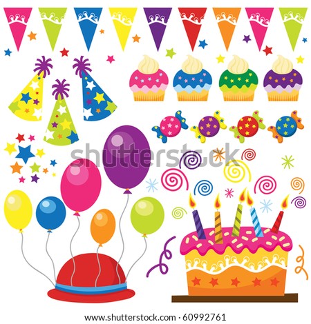 birthday party clip art. surprise irthday party clip