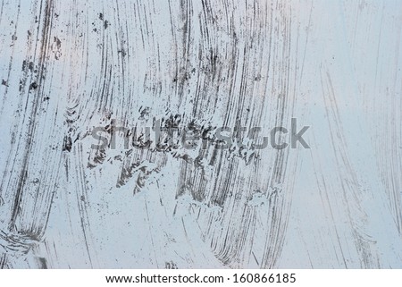 grungy white background glass painted with white paint texture as a retro pattern layout