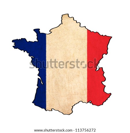 Cartoon France Map