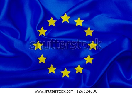 European Union countries  waving flag