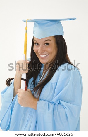 wearing white for graduation