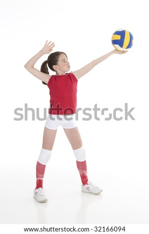 volleyball serve clipart