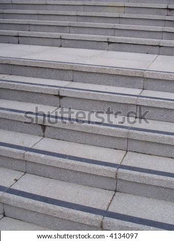 Exterior concrete steps