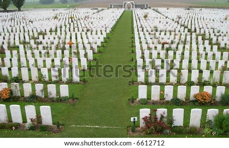 First world war graveyard.