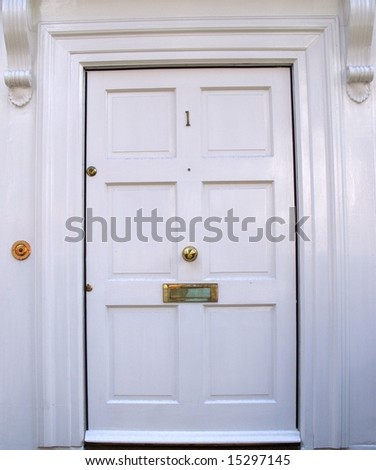 White door.