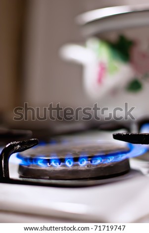 gas stove fire