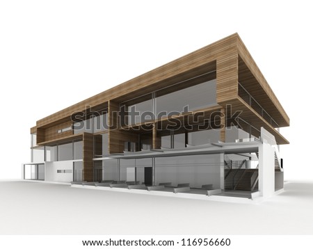 Design Of Modern Office Building. Architects And Designers ...