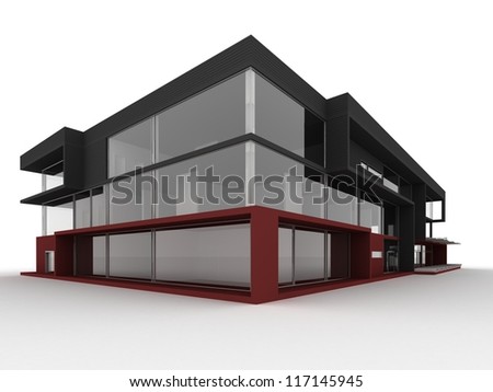 Design Of Modern Office Building. Architects And Designers ...