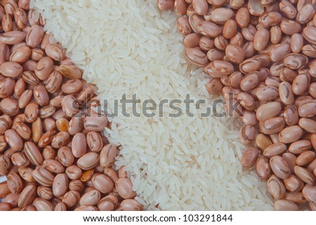 Rice and Beans. Brazilian most popular food.