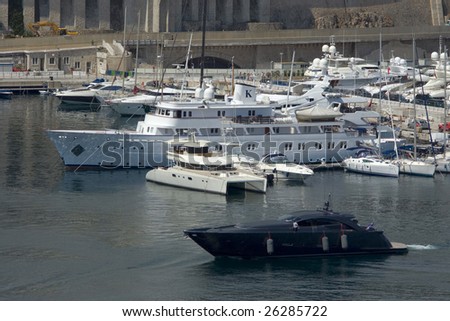 black yacht