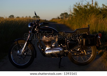 Classic bike shoot at late evening sun