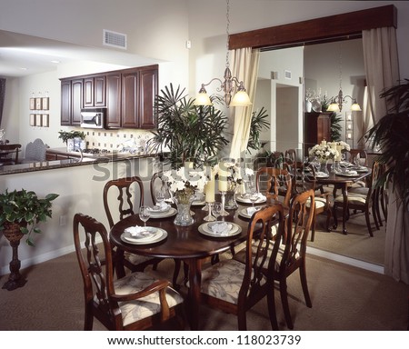 Dinning Room Home Interior. Architecture Stock Images, Photos of Living room, Dining Room, Bathroom, Kitchen, Bed room, Office, Interior photography.