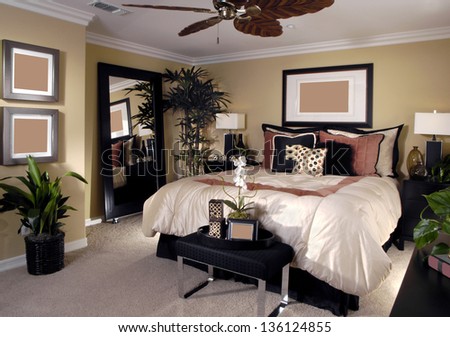 Bedroom Interior Design. Luxury Interiors Of Homes