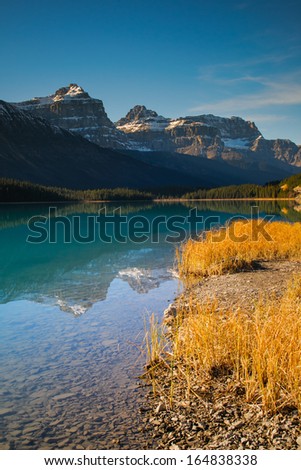 Scenic Waterfowl Lake on the Icefields Parkway, Banff National Park