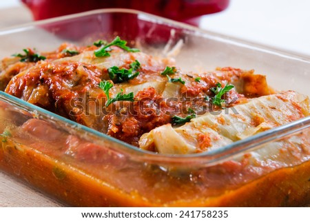 Authentic Homemade cabbage rolls