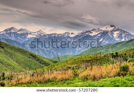 Mountains Scene, near Park-City Utah