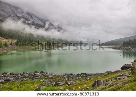 Spirit Lake Jasper National Park Alberta Canada