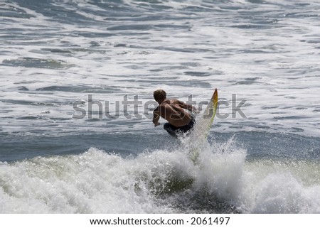 Surfer in Cocoa Beach, Florida