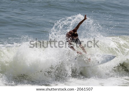Surfer in Cocoa Beach, Florida