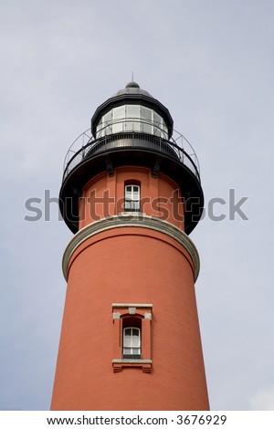 Ponce Inlet lighthouse in the state of Florida